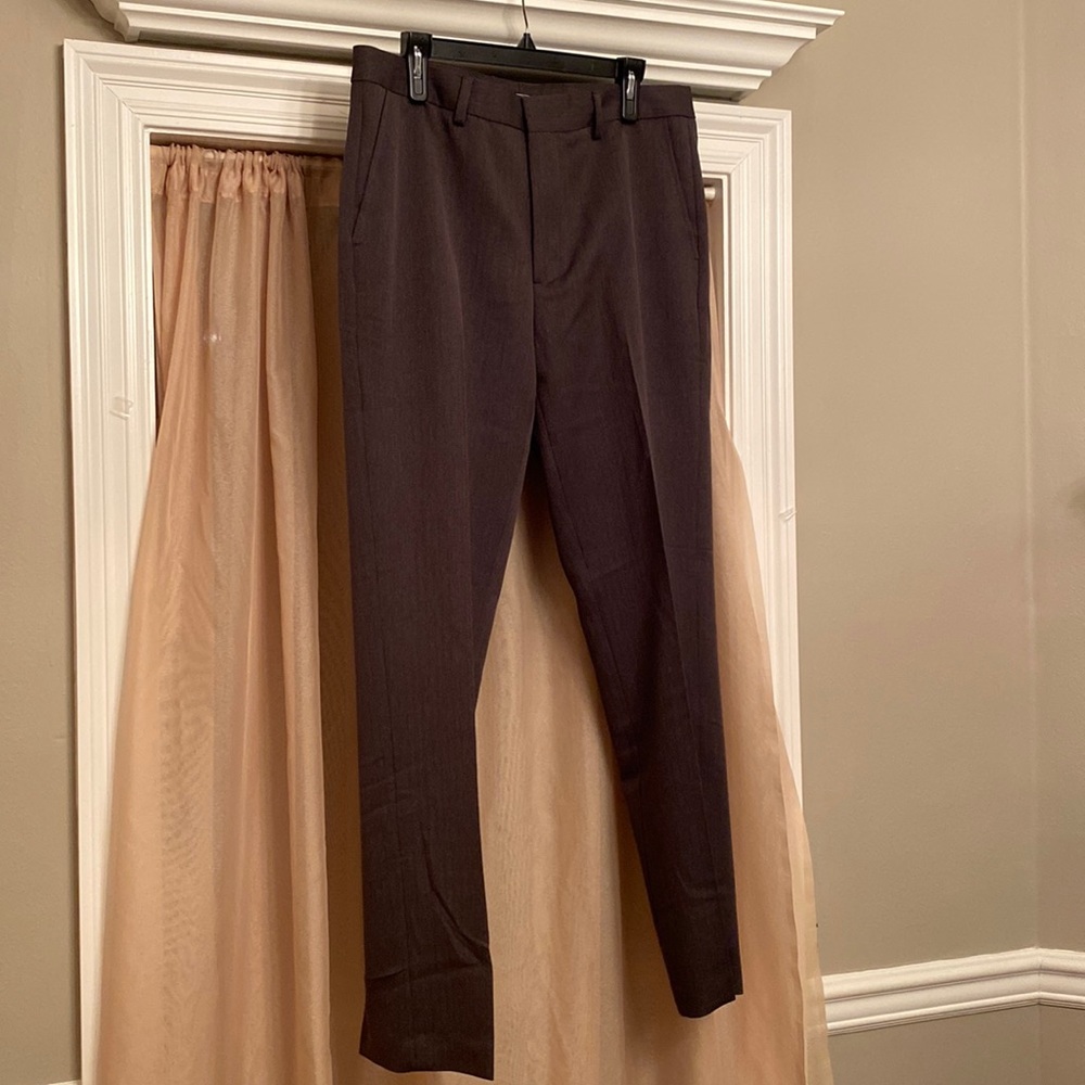 Kenneth Cole Reaction flat front dress pants mens 34x32